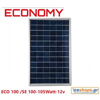 Φωτοβολταϊκό πανελ 100 watt  ECO OEM 100 / 100-105Watt - 12v